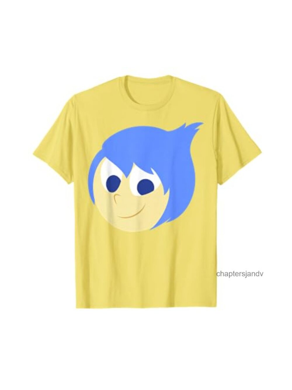 Disney Pixar Inside Out Joy Face Halloween T-Shirt Classic Fit
